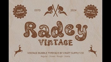Radey Vintage Font Download