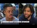 Armando Bacot and RJ Davis on spoiling Coach K