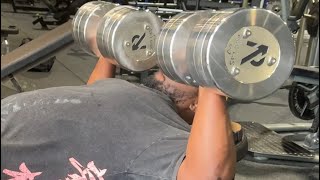 Torso day- 200lbs dumbbells becoming air