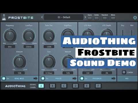 AudioThing Frostbite with SonicProjects OP-X Pro II Synthesizer