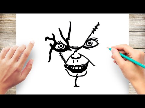 How to Draw Chucky Face