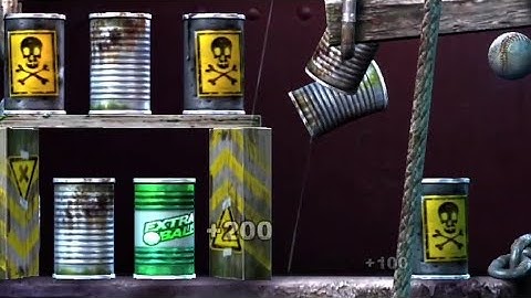 Can Knockdown 3 | Level 6- SHIPYARD | all levels 3 stars