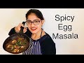 Spicy Egg Masala Recipe in English