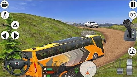 mountain bus simulator gameplay | bus simulator game 2023
