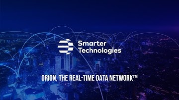 Orion The Real-Time Data Network I Smarter Technologies
