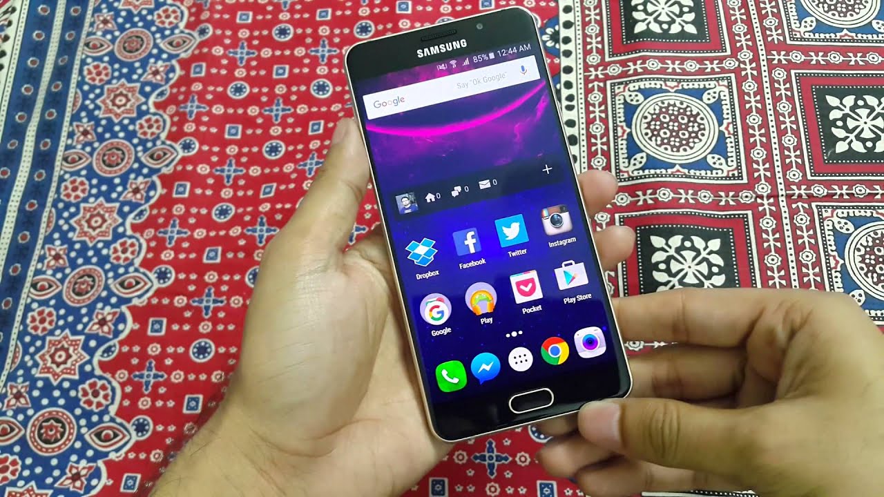 How to Take Screenshots on Galaxy A7 2016 YouTube