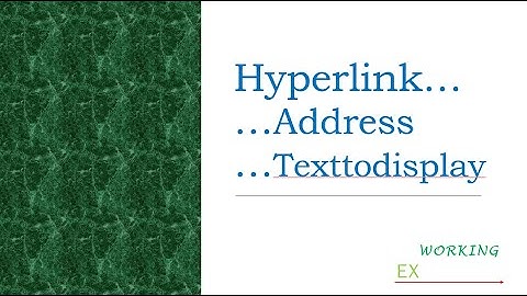 Excel VBA: การสร้าง Link บน Excel ให้กับ File ต่างๆ (Hyperlink)