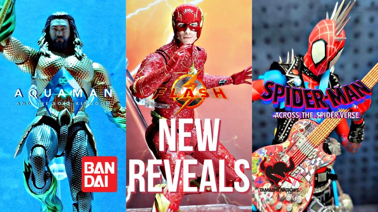 THE FLASH & AQUAMAN S.H. FIGUARTS COMING SOON! Exclusive Tamashii 