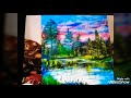 رسم لوحه طبيعي على طريقة بوب روس