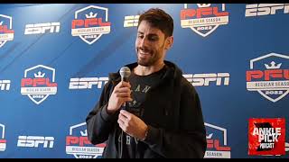 Shoeface Says The Pressure Is All On His Opponent This Friday In The Pfl Smartcage Pfl 4 2022