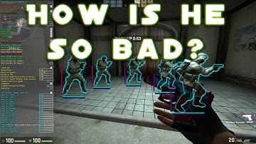 How is he SO BAD? CS:GO OVERWATCH