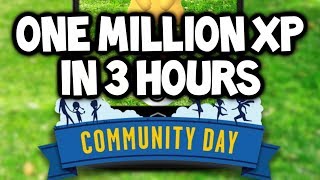 WHAT?! 1+ MILLION XP in POKEMON GO in 3 HOURS? EASY! (Pokémon GO FAST XP) - Pokémon GO Community Day screenshot 2