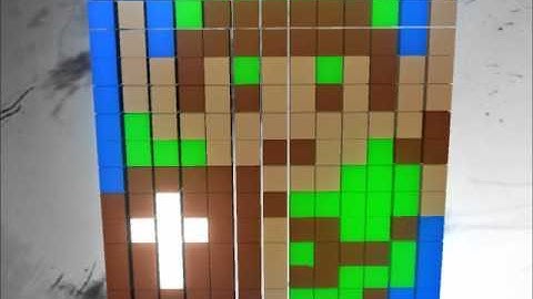 Pixels - starring 8 bit Link and 8 bit Mario.