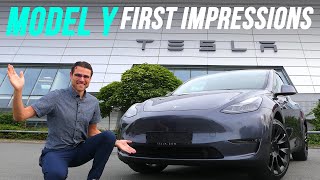 2022 Tesla Model Y (LR) facelift REVIEW the German way! 🇩🇪