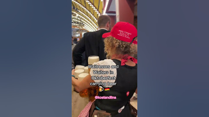 OMG Oktoberfest Waiters carrying crazy amount of beer 2022 Germany