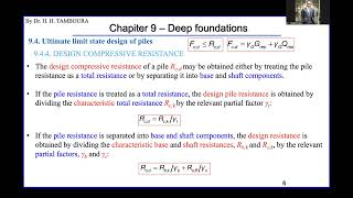 Eurocode7:Chapter8:Deep foundations (Part3)_Ultimate and Serviceability limit states design of piles
