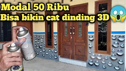 CAT DINDING 3D SIMPEL DAN MUDAH UNTUK PEMULA