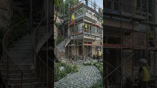 Duplex Home_renovation_timelapse_construction#infrastructure #transformation #home#bestplayer