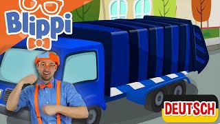Blippi Deutsch - Blippi recycelt mit Müllwagen | Abenteuer für Kinder | Kinder Videos