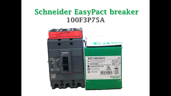Schneider Circuit breaker Easypact EZC100F 75A