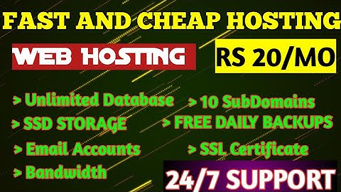 Best Cheap Web Hosting ₹20/M | Best Wordpress Hosting | Wordpress Hosting Services 2022