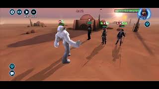 GAC - 3v3 - Wampa omi vs R8 Boushh Leia, R9 Krrsantan (omi), R8 Skiff w/ lvl 9 DC (58 banners)