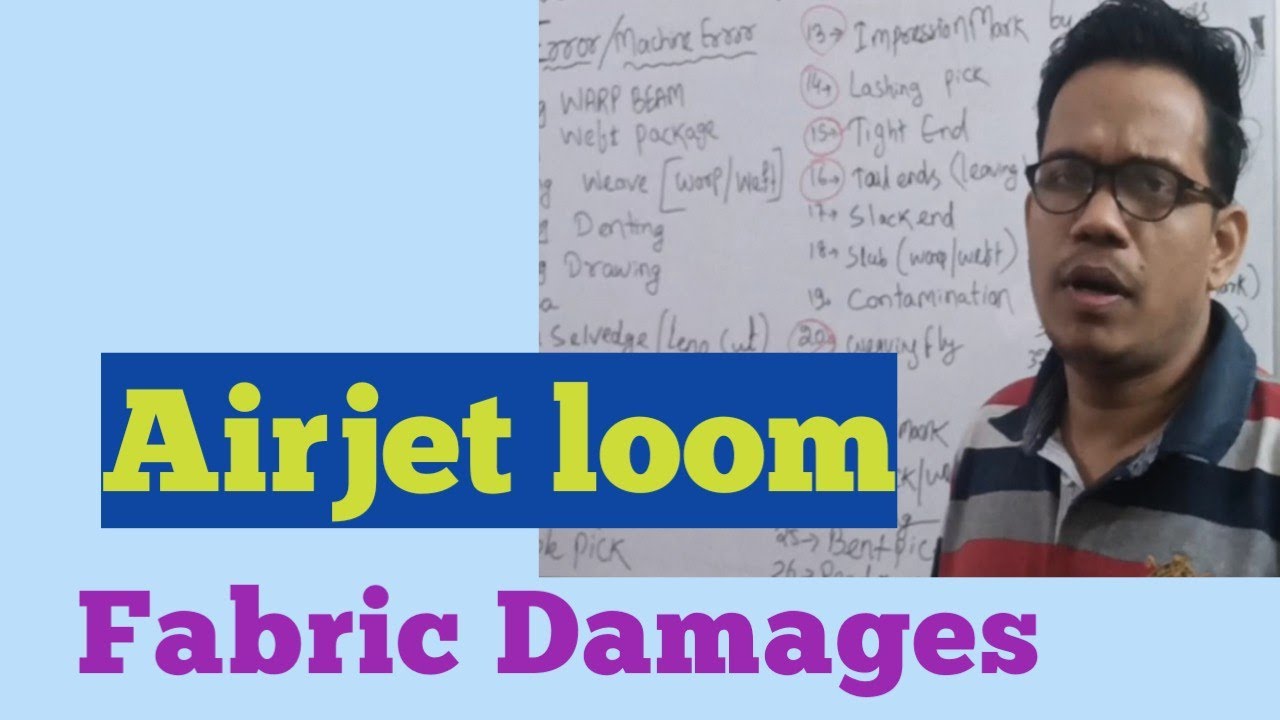 Defects in fabric #airjetloomfabricdefects#fabricdamages
