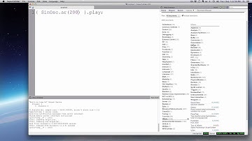 Supercollider Concepts - Ugens