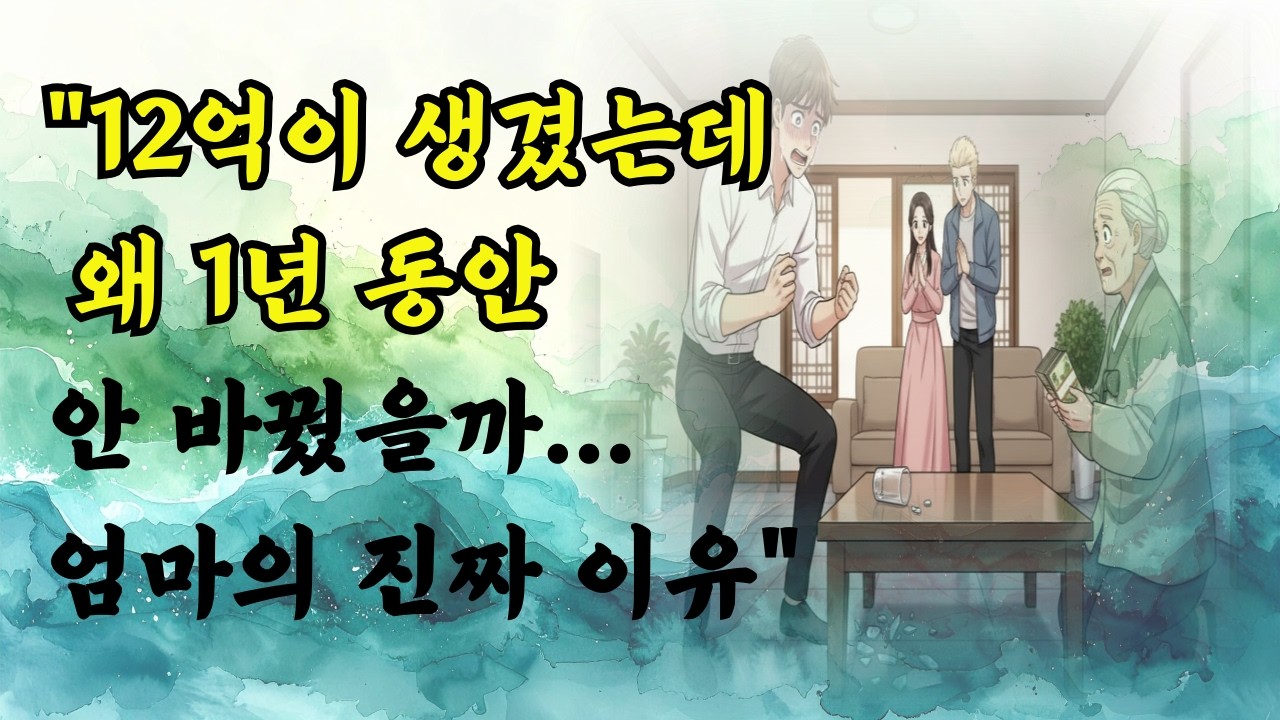 가난한 줄 알고 무시하며 밥 한 끼 안 사던 자식들, 엄마가 당첨된 로또 1등 용지 보여주자마자 무릎 꿇은 사연