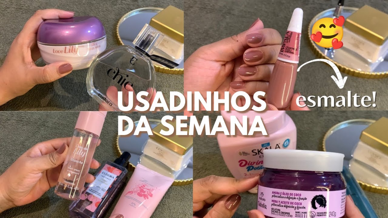 USADOS DA SEMANA dicas de Autocuidado Feminino 🥰✨