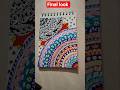 mandala art for beginners final look#mandala #art#drawing #shorts #trending