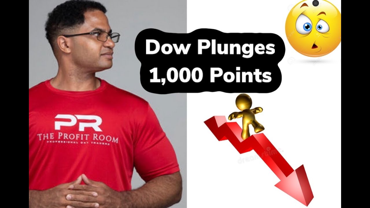 Dow Plunges 1 000 Points Market Fear YouTube