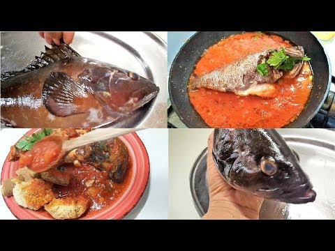 Grouper soup italian recipes. How do you clean grouper fish? | Zuppa di Cernia.