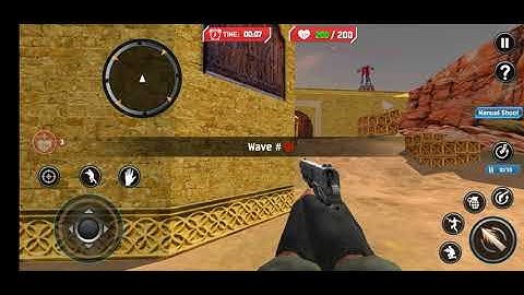 Robot FPS Counter Terrorist Encounter strike android game play -rajputs tricks