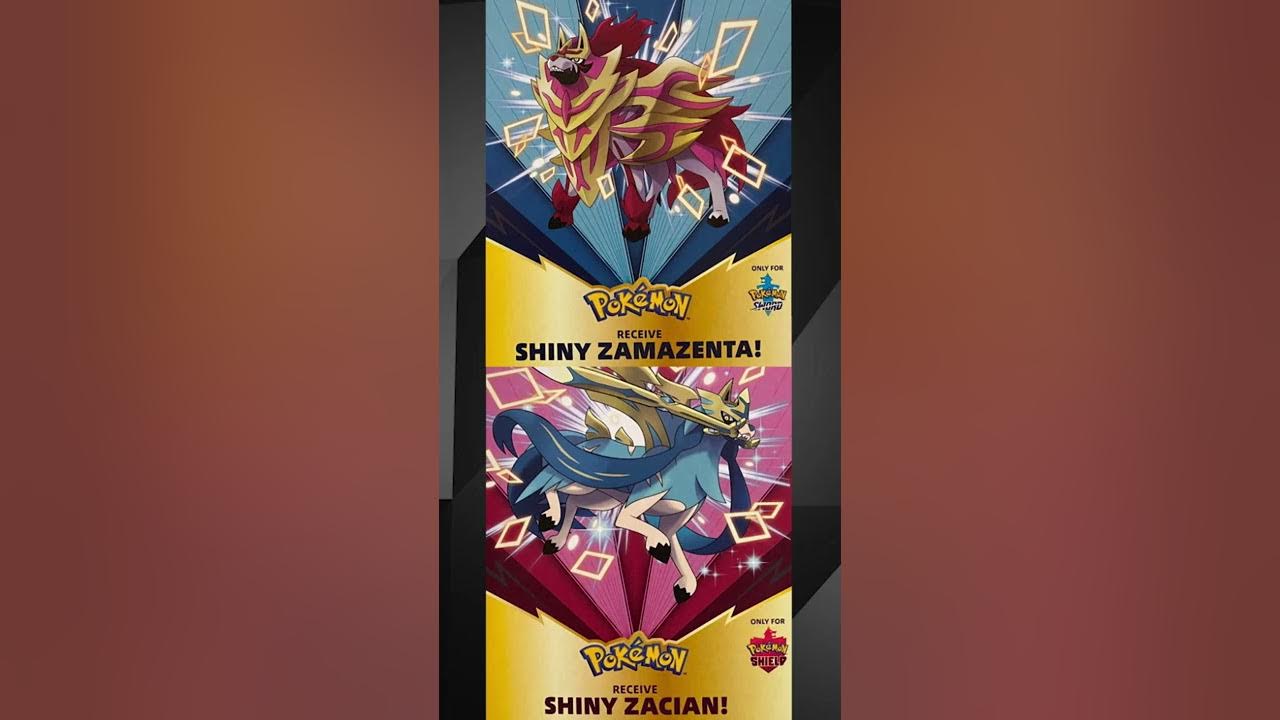Pokemon Sword and Shield // Ultra Shiny ZACIAN ZAMAZENTA 