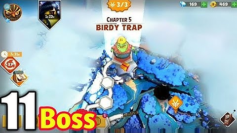 Birdy Trap Final Boss Chapter 5 - Angry Birds Evolution Part 11- Gameplay(iOS/Android)