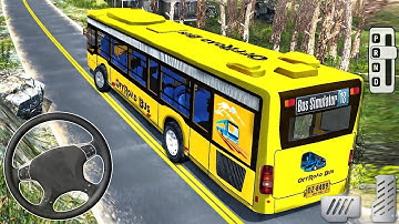 Offroad Bus Driving Simulator #2 - Real Uphill Bus Mountain Driver - Android GamePlay
