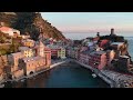 Vernazza Sunset: A Drone Tour of Cinque Terre's Gem | Italy Travel