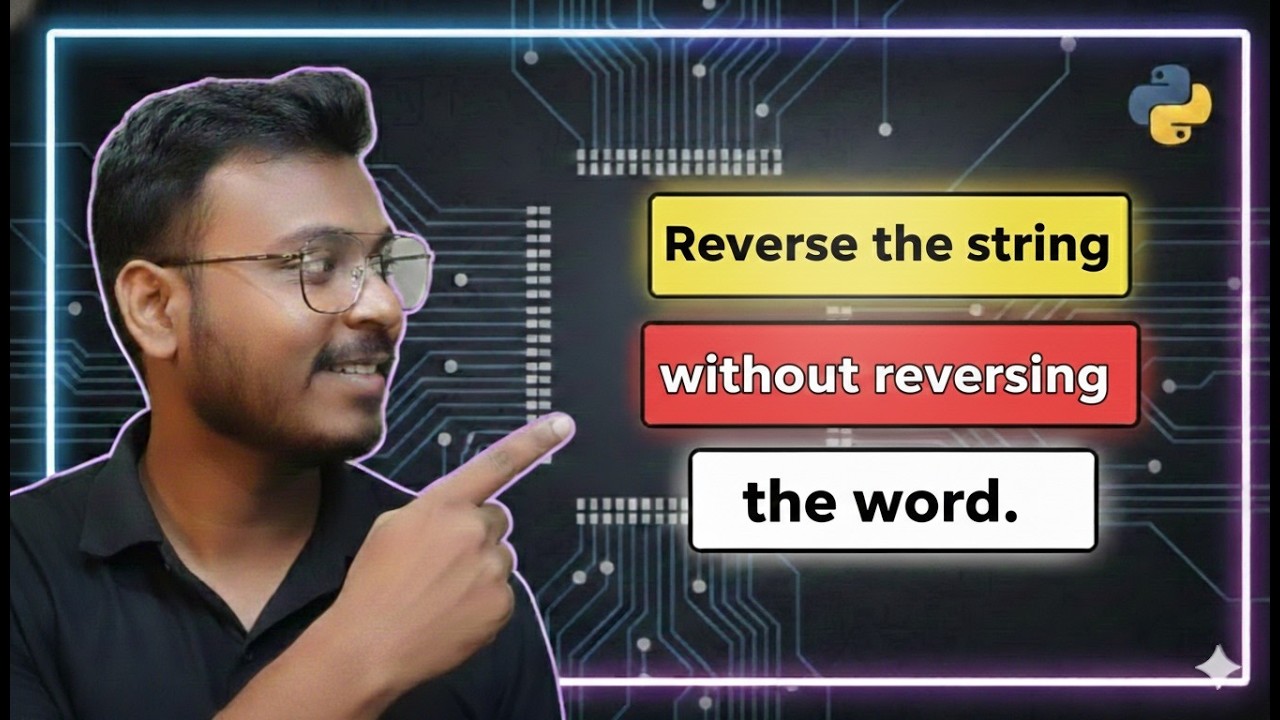 Python Interview Question: Reverse a String Without Reversing Words ...
