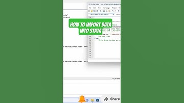 How to Import Data into Stata