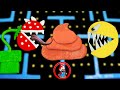 PAC-MAN take revenge #24 (Pacman save Mario) | Game Pacman Stopmotion