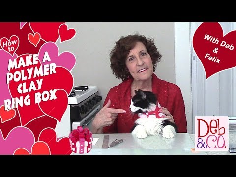 Polymer Clay Tutorial - How to Make a Valentine's Day Ring Box