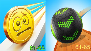 Coin Rush VS Going Balls Android iOS Gameplay (Level 61-65)