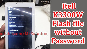 Itell  K3300W MT6582 Flash/firmware File Free Download| Itell  K3300W Flash file without password