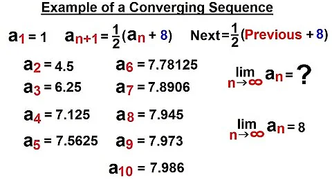 Calculus 2: Infinite Sequences and Series (5 of 62) Example of Converging Sequence