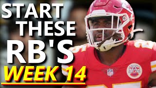 WEEK 14 RUNNING BACK STARTS AND SITS | 2021 FANTASY FOOTBALL