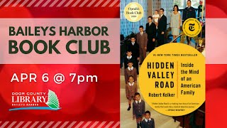 Baileys Harbor Book Club: Hidden Valley Road