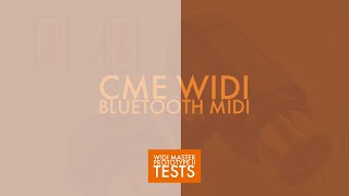 WIDI Master by CME: Technical Tests Prototype II - Automatic Pairing - Range - Sysex - MTC - 3.3v