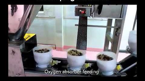 Preformed pouch fill seal machine with Multi-head weigher (6 kinds Mix nuts)