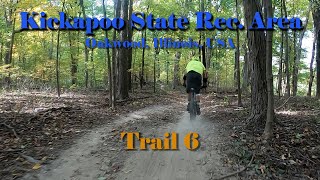 Kickapoo State Rec. Area Mountain Bike Trail 6 - Oakwood, Illinois - MTB Cycling